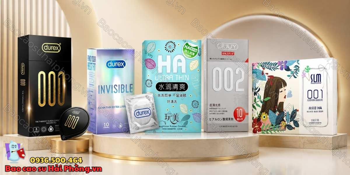Bao cao su gân gai và bao cao su siêu mỏng khác nhau ở đâu?