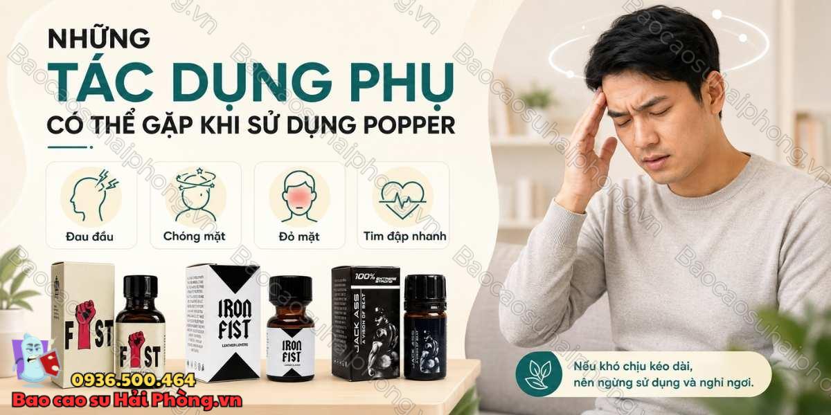 Hiệu quả của Popper trong việc tăng khoái cảm khi quan hệ