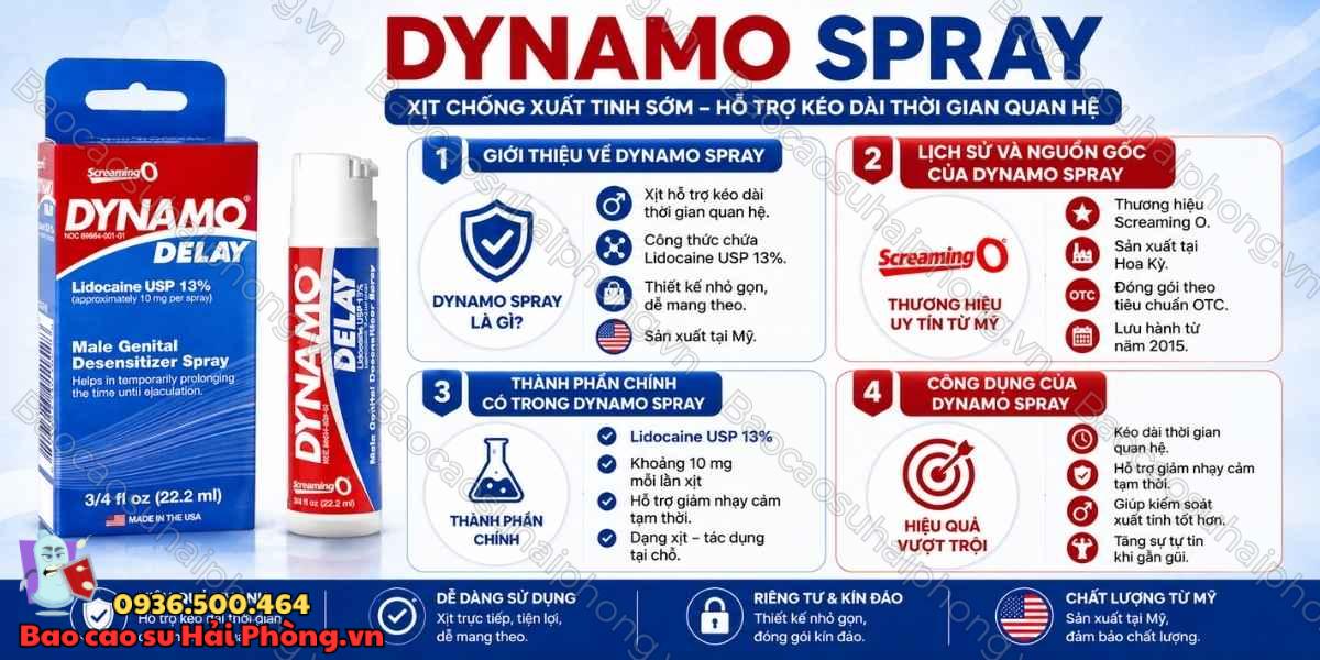 Dynamo Spray có an toàn không? Những điều cần biết