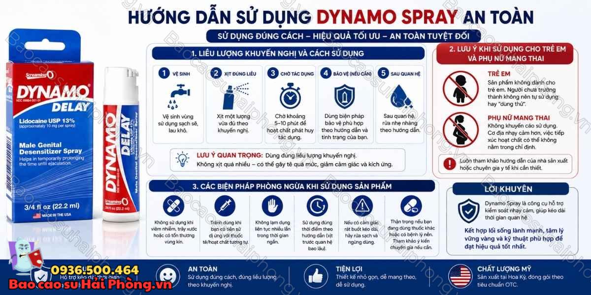 Dynamo Spray có an toàn không? Những điều cần biết