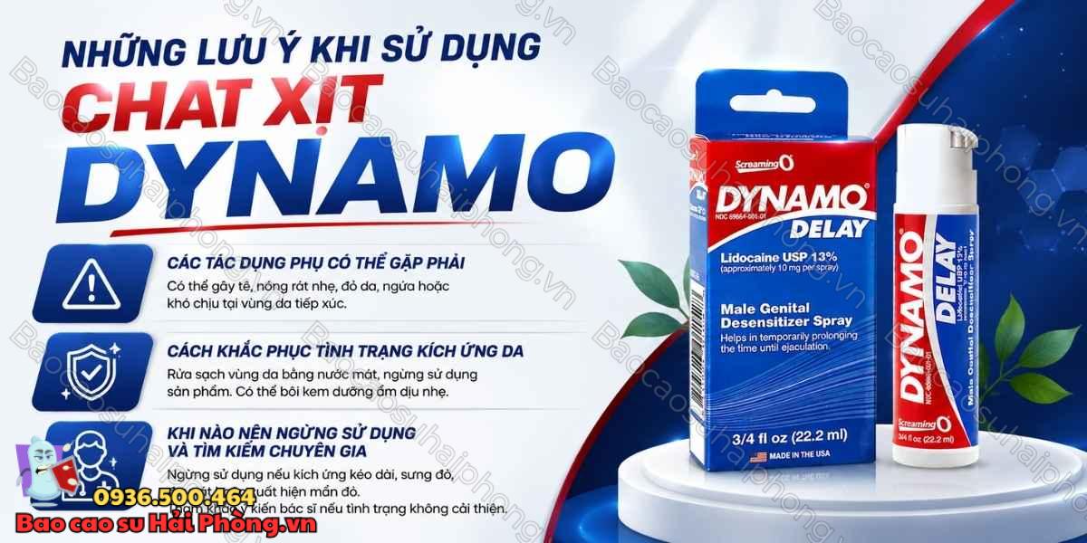 Hướng dẫn sử dụng Dynamo Spray - Xịt chống xuất tinh sớm