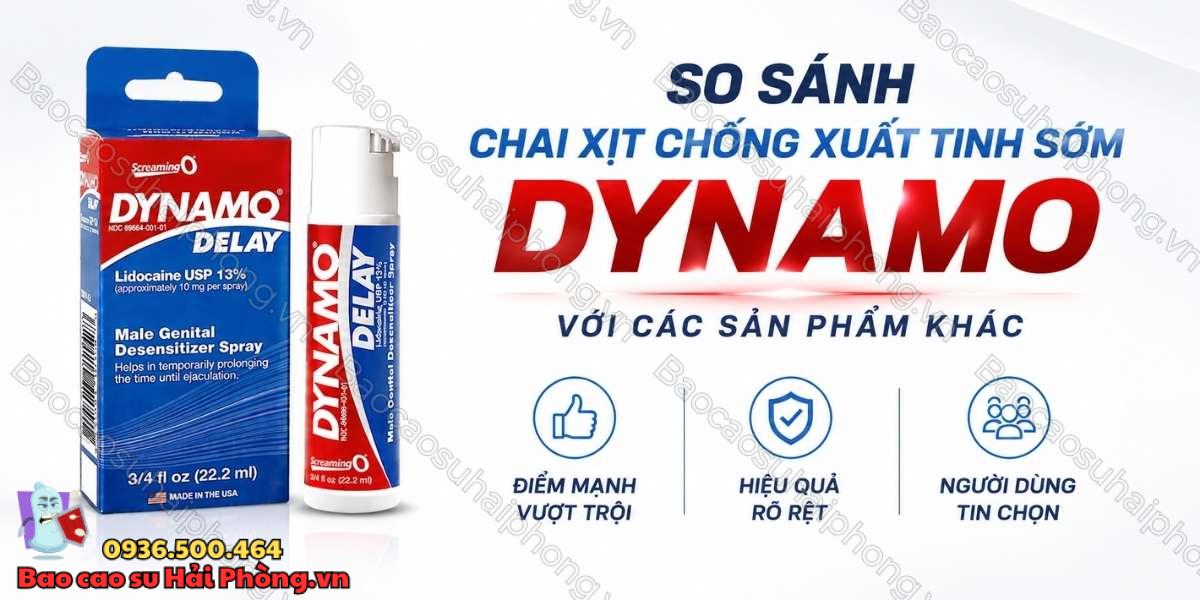 Hướng dẫn sử dụng Dynamo Spray - Xịt chống xuất tinh sớm