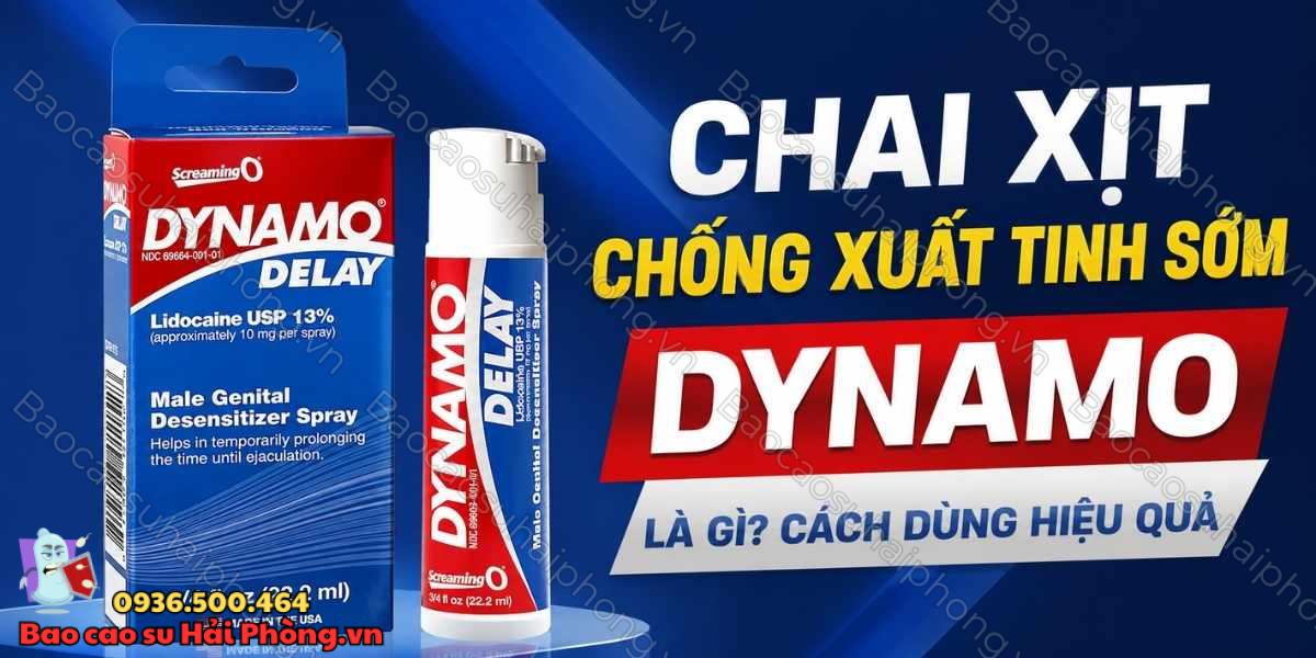 Chai xịt chống xuất tinh sớm Dynamo là gì? Cách dùng hiệu quả