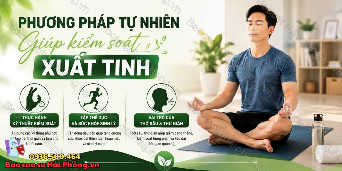 Quan hệ thường xuyên nhưng xuất tinh sớm phải làm sao?