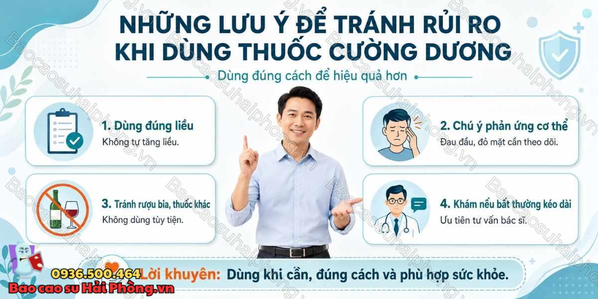 Dùng thuốc cường dương mỗi lần quan hệ có sao không?