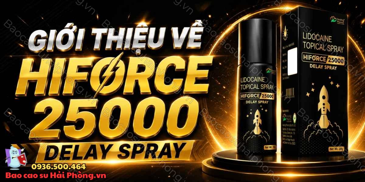 Hướng dẫn sử dụng Hiforce 25000 Delay Spray đúng cách