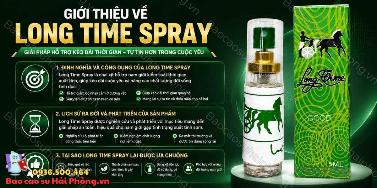 Thành Phần Trong Long Time Spray Có Gì Nổi Bật?