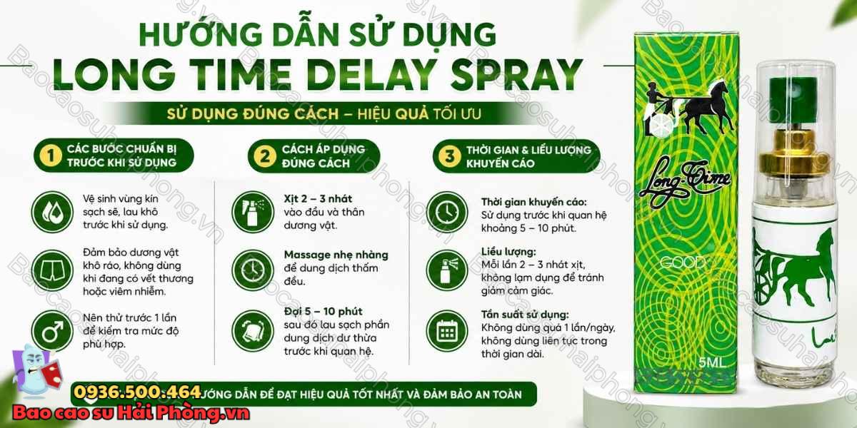 Long Time Delay Spray Là Gì? - Công Dụng, Cách Dùng Và Lưu Ý
