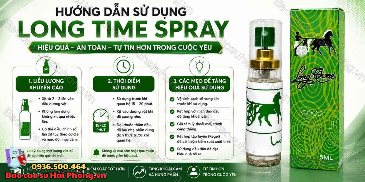 Thành Phần Trong Long Time Spray Có Gì Nổi Bật?