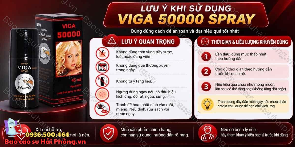 Chai xịt Viga 50000 Spray có an toàn không? Những điều cần biết