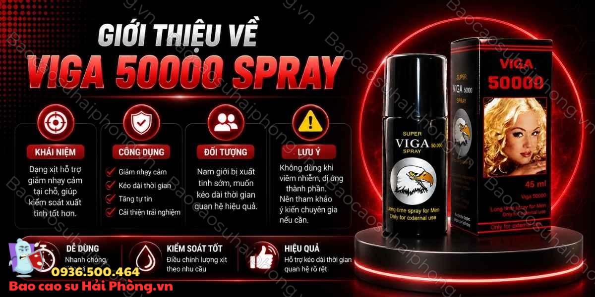 Hướng dẫn sử dụng Viga 50000 Spray đúng cách