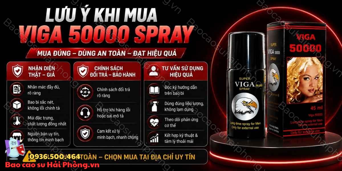 Viga 50000 Spray giá bao nhiêu? Địa chỉ mua uy tín