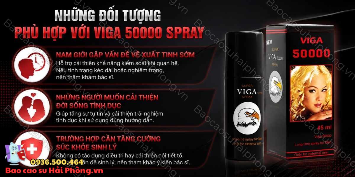 Chai Xịt Chống Xuất Tinh Sớm Viga 50000 Spray Là Gì?
