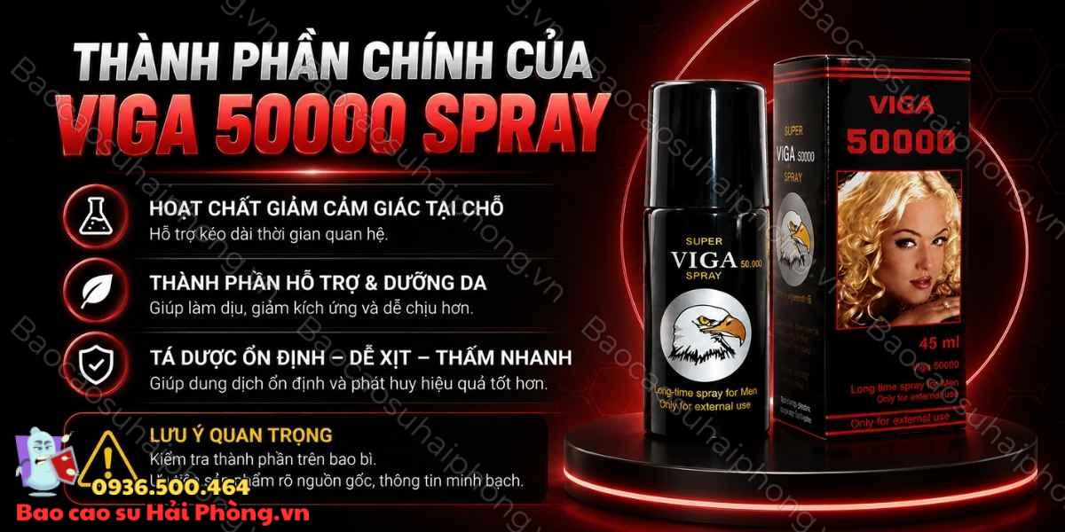 Chai xịt Viga 50000 Spray có an toàn không? Những điều cần biết