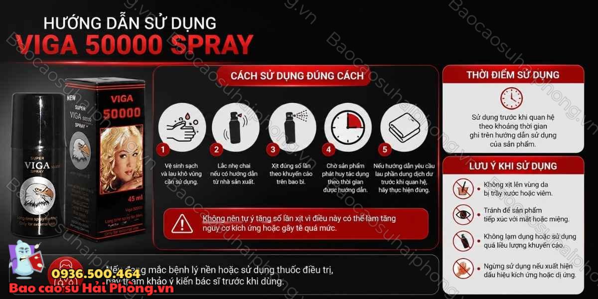 Chai Xịt Chống Xuất Tinh Sớm Viga 50000 Spray Là Gì?