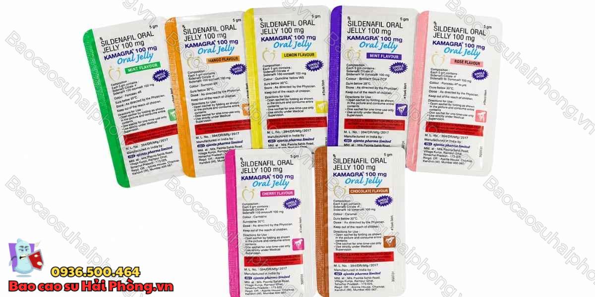 Kamagra 100mg Oral Jelly là gì? Công dụng và cách dùng
