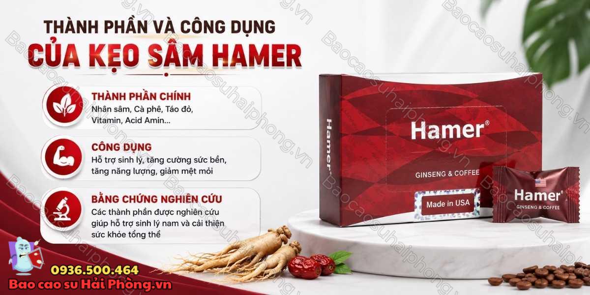 Kẹo sâm Hamer hay Kamagra Oral Jelly an toàn hơn?