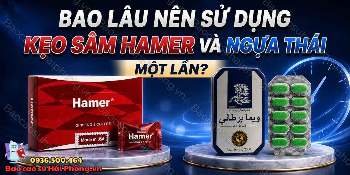 Kẹo Hamer và Ngựa Thái sử dụng thường xuyên có sao không?