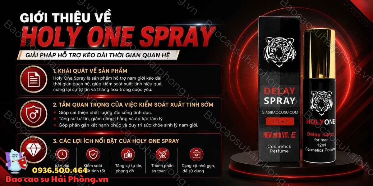 Thành phần của Holy One Spray có gì nổi bật?