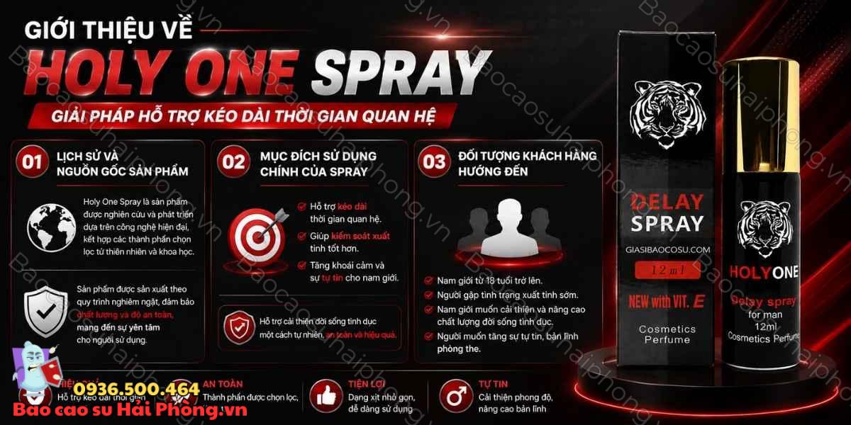 Holy One Spray có tác dụng phụ không? - Những điều bạn cần biết