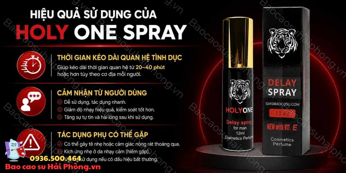 Review Holy One Spray - Hiệu quả thực tế