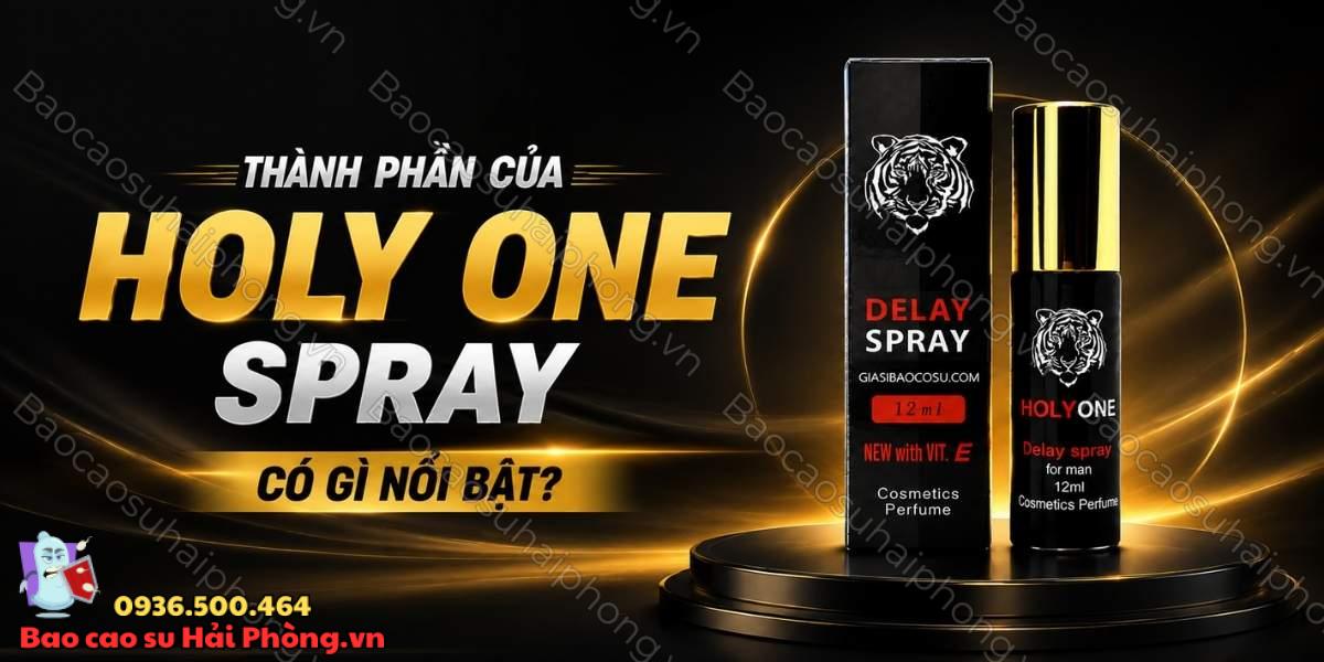 Thành phần của Holy One Spray có gì nổi bật?
