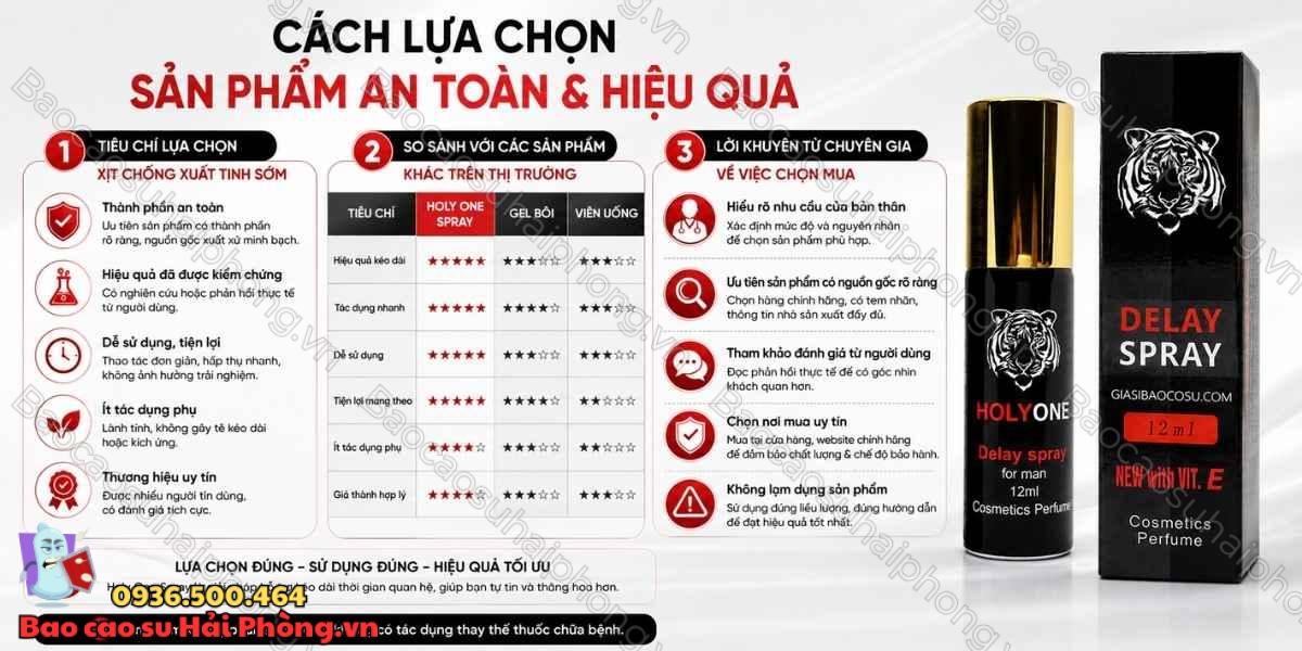 Holy One Spray có an toàn không? - Những lưu ý cần biết