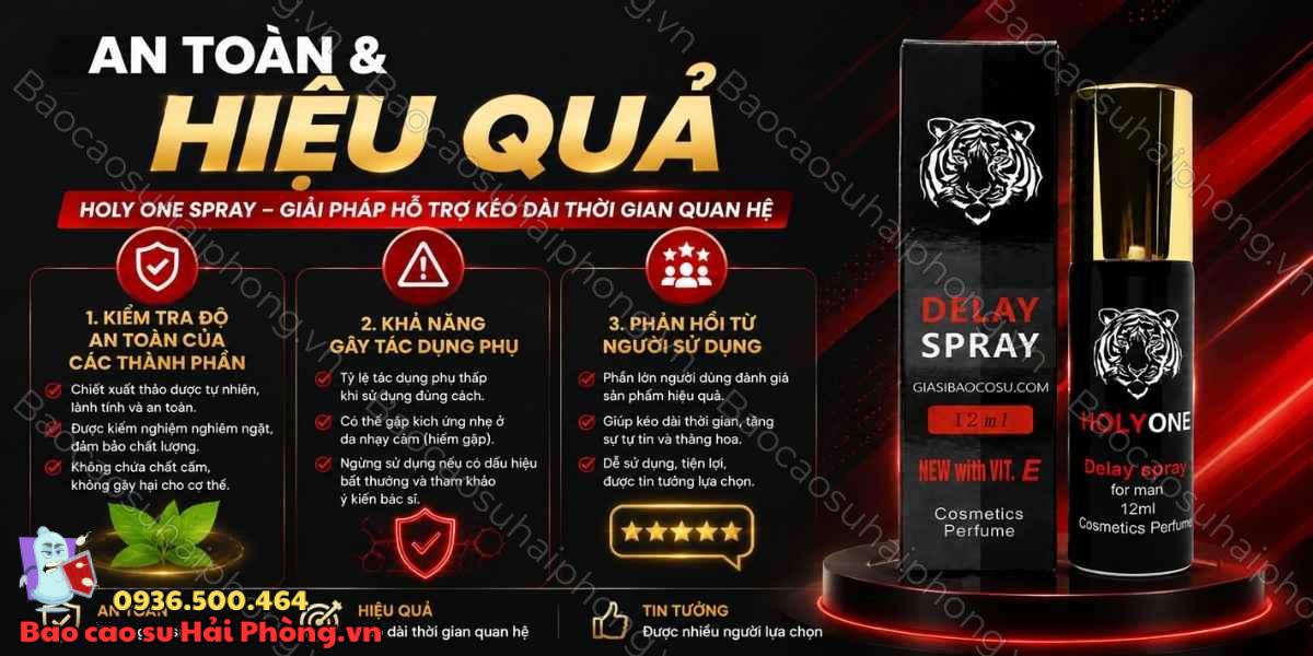Thành phần của Holy One Spray có gì nổi bật?