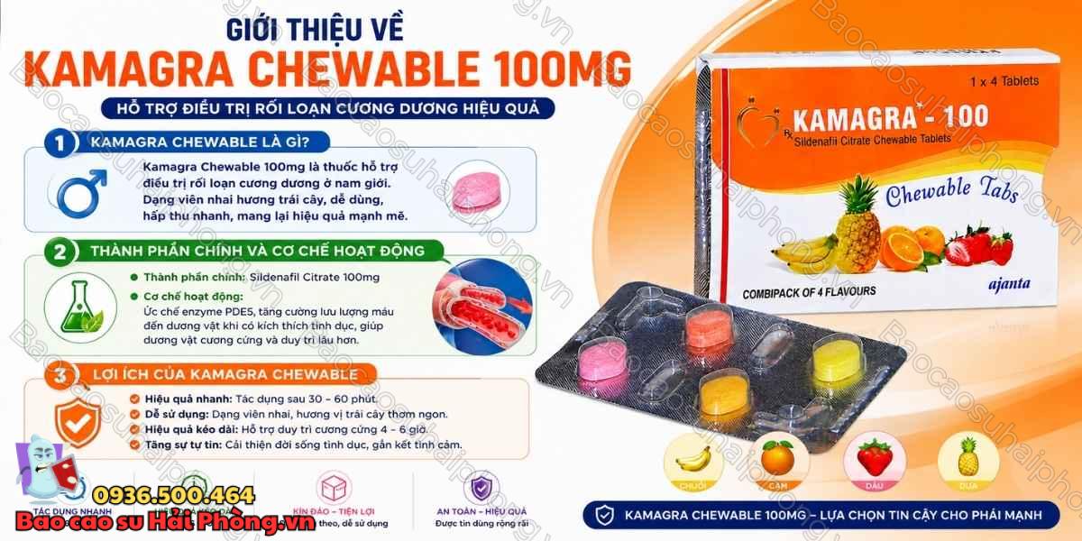 Cách Sử Dụng Kamagra Chewable 100mg Đúng Cách Và An Toàn