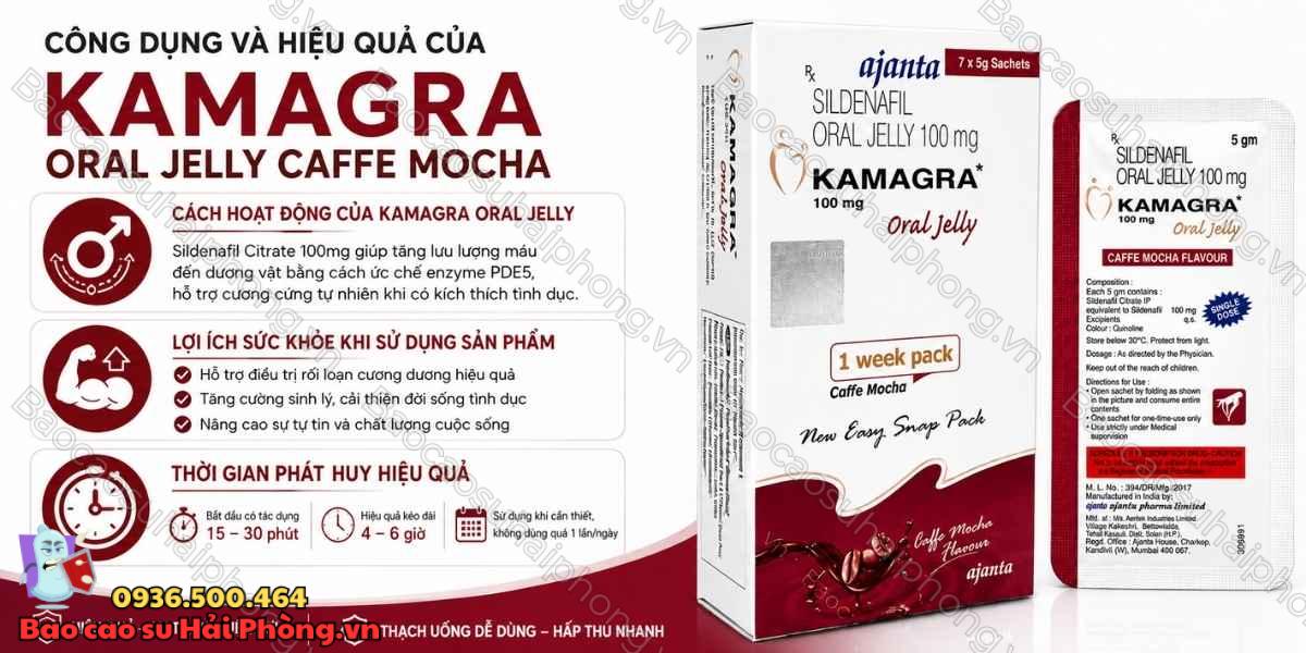 Kamagra Oral Jelly Caffe Mocha Có Tốt Không? - Review Chi Tiết