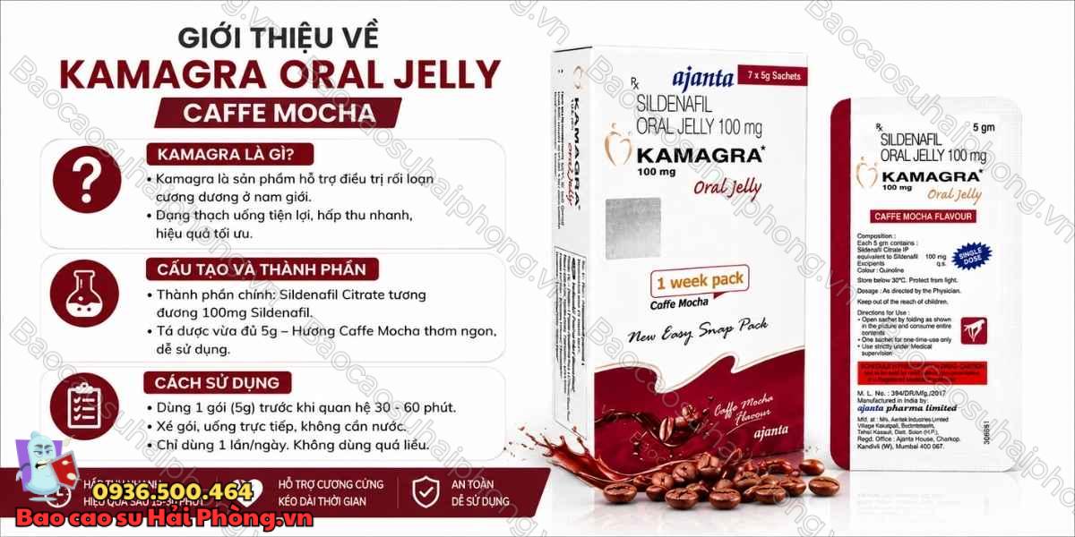 Kamagra Oral Jelly Caffe Mocha Có Hiệu Quả Không?