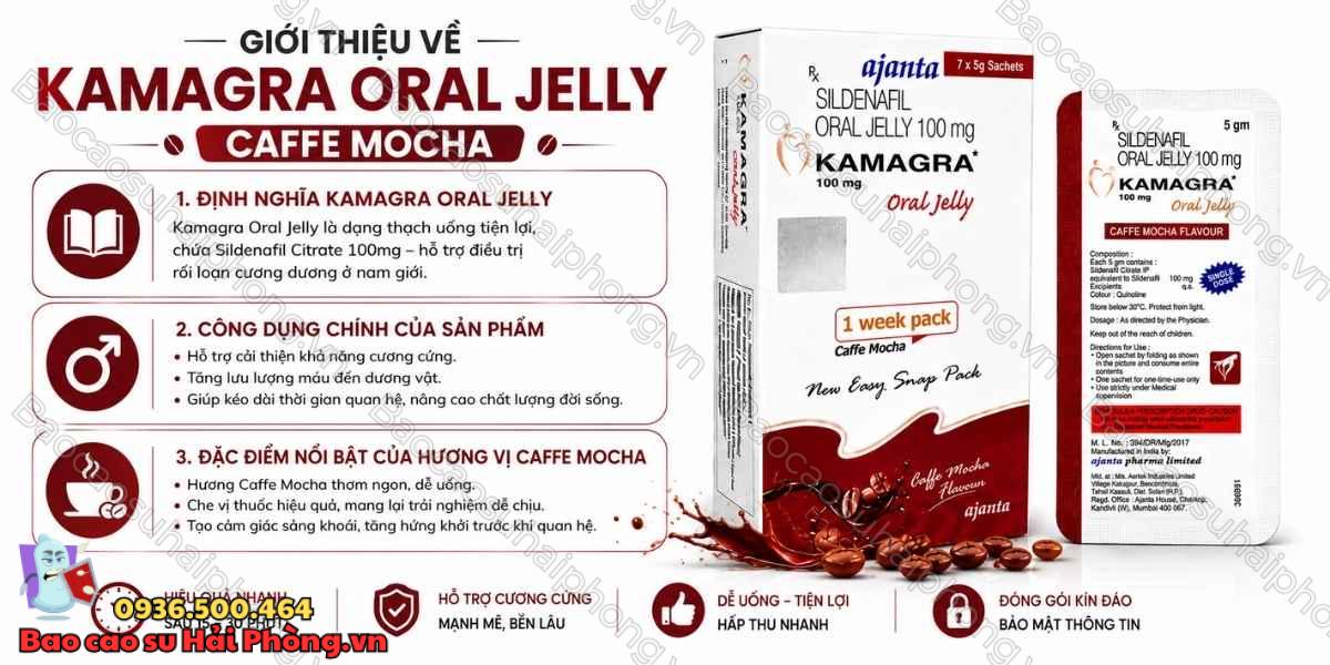 Thành Phần Của Kamagra Oral Jelly Caffe Mocha Có Gì Đặc Biệt?