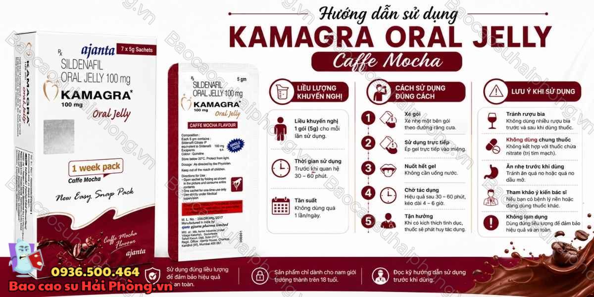 Kamagra Oral Jelly Caffe Mocha Có Tốt Không? - Review Chi Tiết