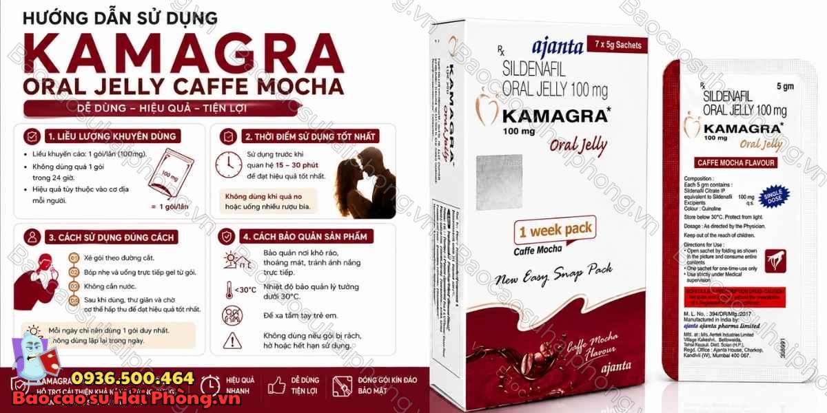 Cách Sử Dụng Kamagra Oral Jelly Caffe Mocha Đúng Cách