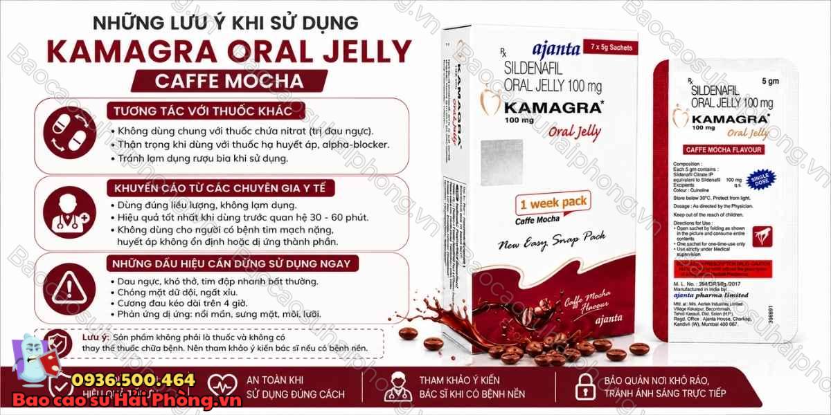 Kamagra Oral Jelly Caffe Mocha Có An Toàn Không?