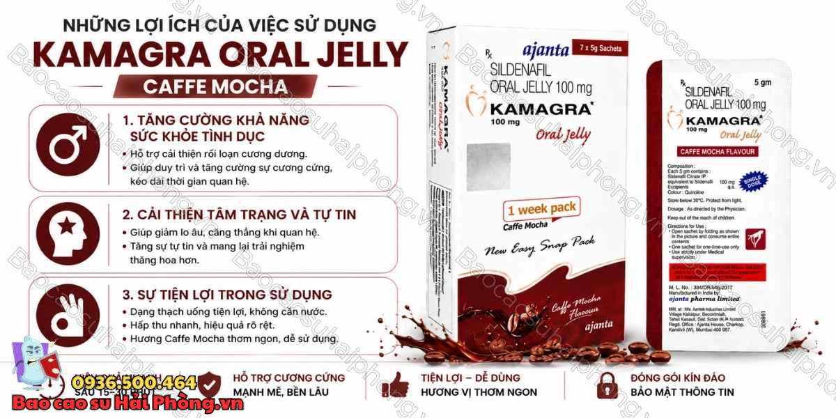 Cách Sử Dụng Kamagra Oral Jelly Caffe Mocha Đúng Cách
