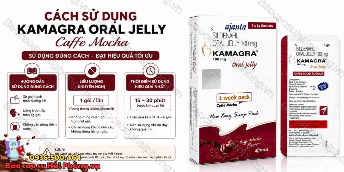 Kamagra Oral Jelly Caffe Mocha Là Gì? - Công Dụng Và Sử Dụng