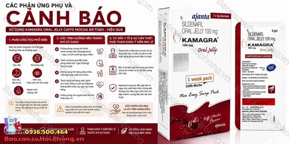 Thành Phần Của Kamagra Oral Jelly Caffe Mocha Có Gì Đặc Biệt?