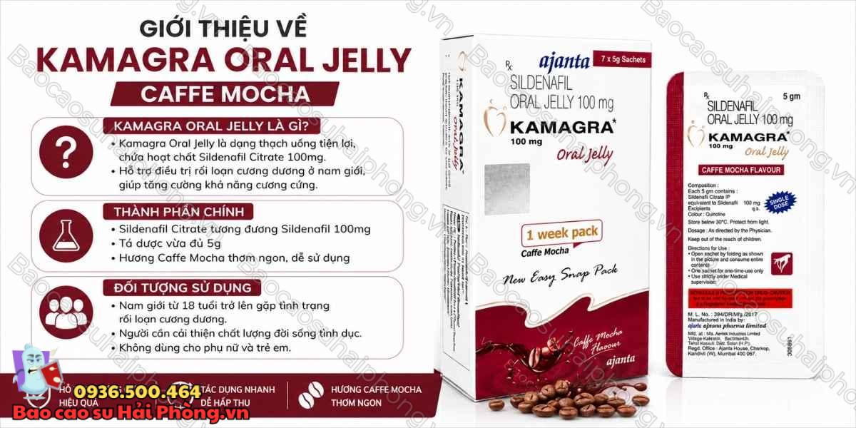 Kamagra Oral Jelly Caffe Mocha Có Tốt Không? - Review Chi Tiết