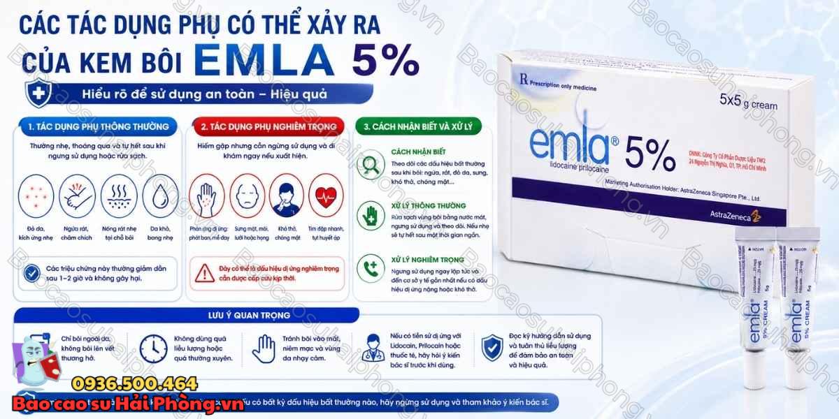 Kem Emla 5% Có An Toàn Không? - Những Điều Cần Biết