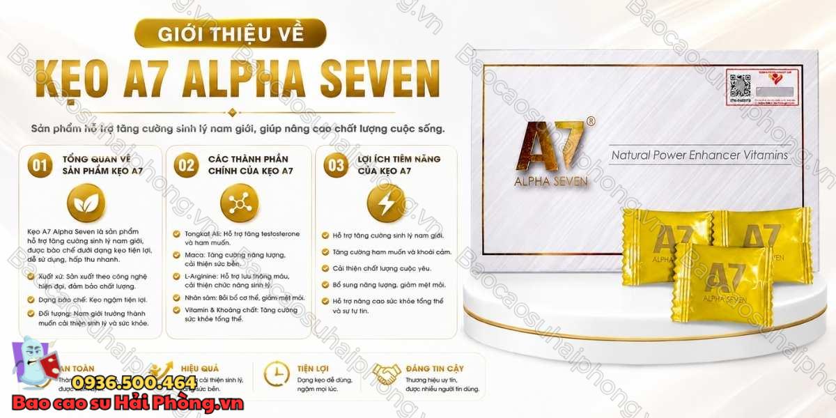 Kẹo A7 Alpha Seven Có Tốt Không? - Review Hiệu Quả Thực Tế