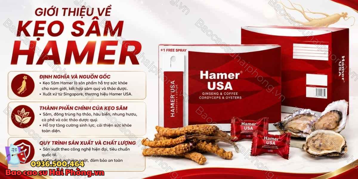 Kẹo Sâm Hamer Có Tác Dụng Gì? Những Điều Nam Giới Nên Biết