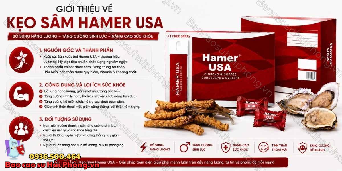 Kẹo Sâm Hamer USA Có An Toàn Không? - Lưu Ý Quan Trọng