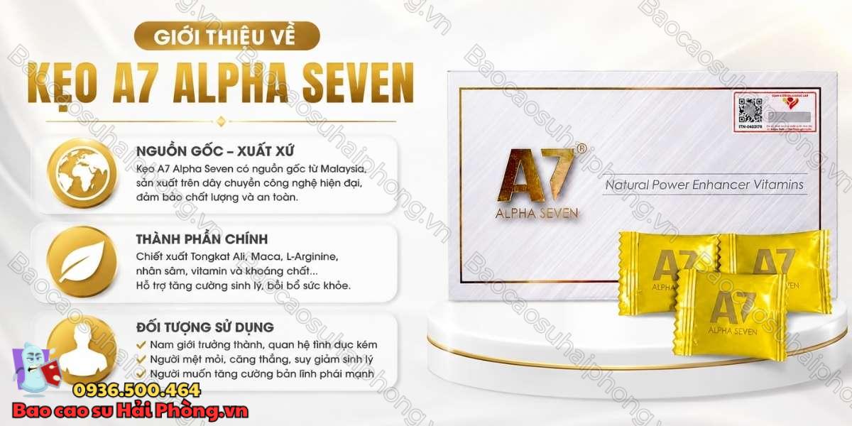 Kẹo A7 Alpha Seven Là Gì? Công Dụng Và Cách Sử Dụng Chi Tiết