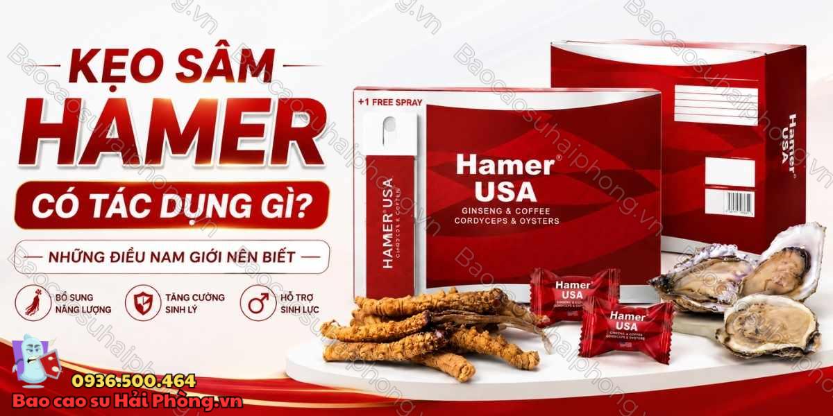 Kẹo Sâm Hamer Có Tác Dụng Gì? Những Điều Nam Giới Nên Biết