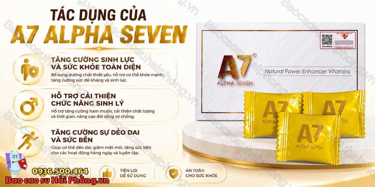 Kẹo A7 Alpha Seven Có Tác Dụng Gì? - Những Điều Cần Biết