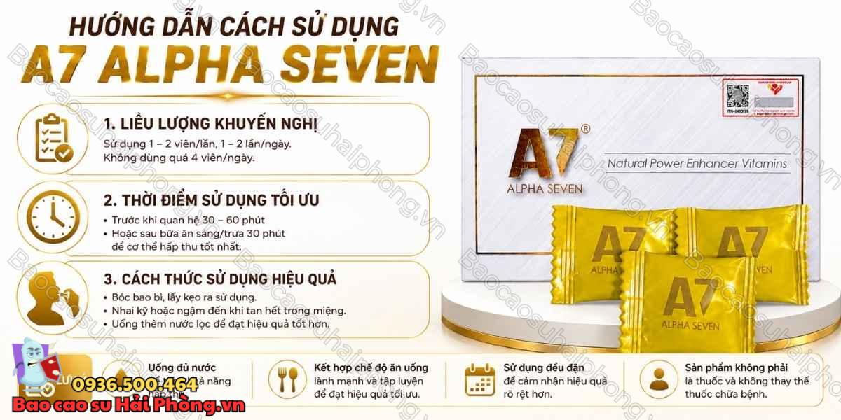 Cách Sử Dụng Kẹo A7 Alpha Seven Đúng Cách Để Đạt Hiệu Quả