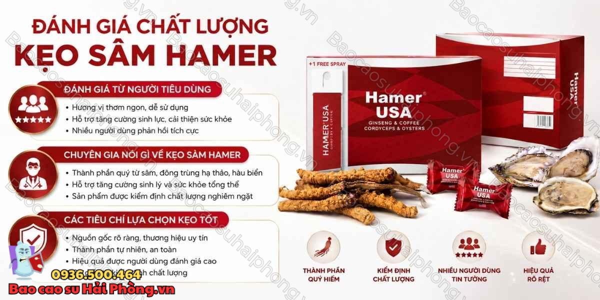 Kẹo Sâm Hamer Có Tốt Không? - Review Chi Tiết