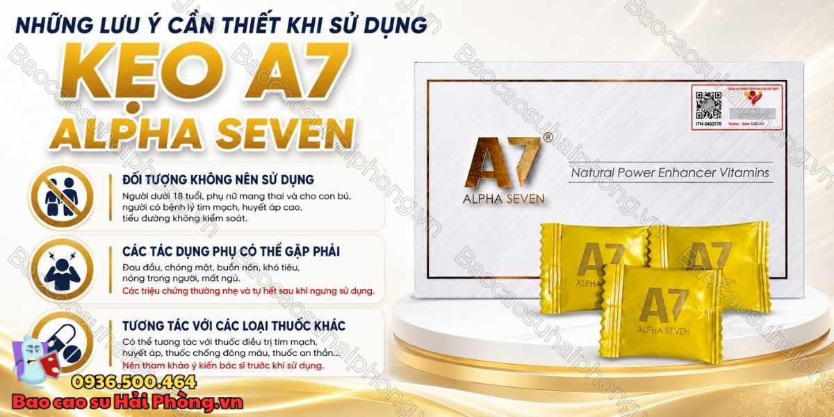 Kẹo A7 Alpha Seven Có Tác Dụng Gì? - Những Điều Cần Biết