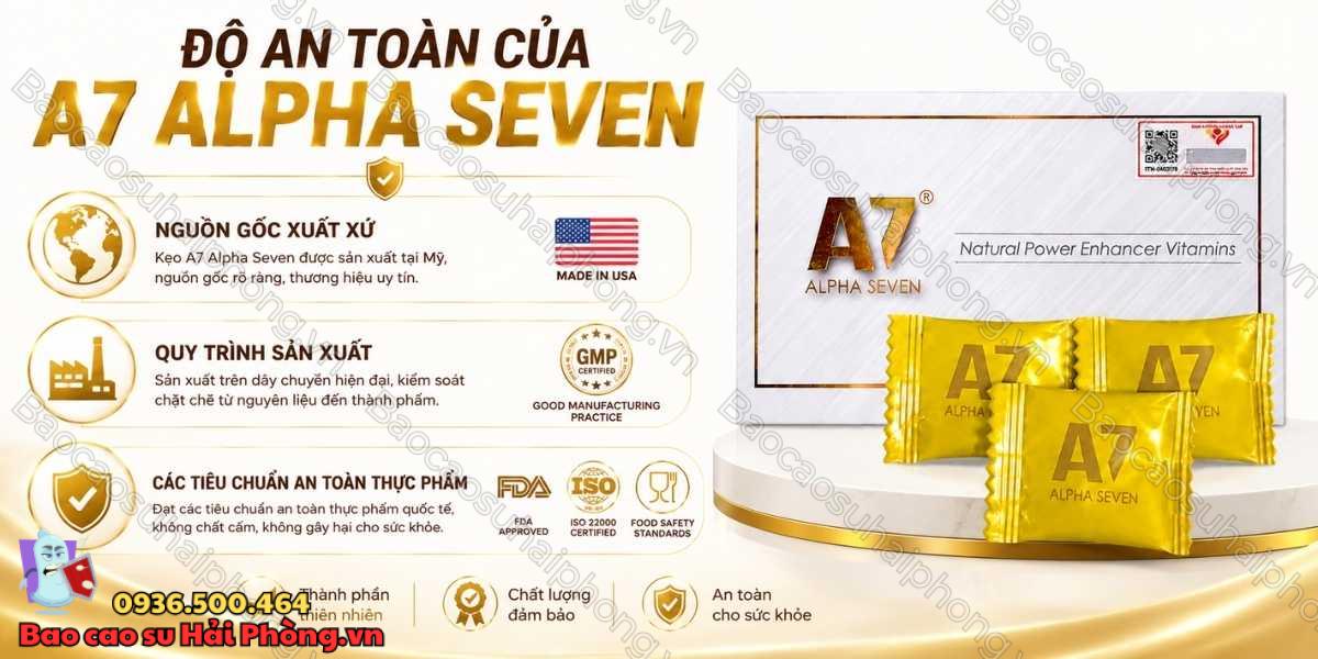 Kẹo A7 Alpha Seven Có An Toàn Không? Tác Dụng Phụ Và Lưu Ý